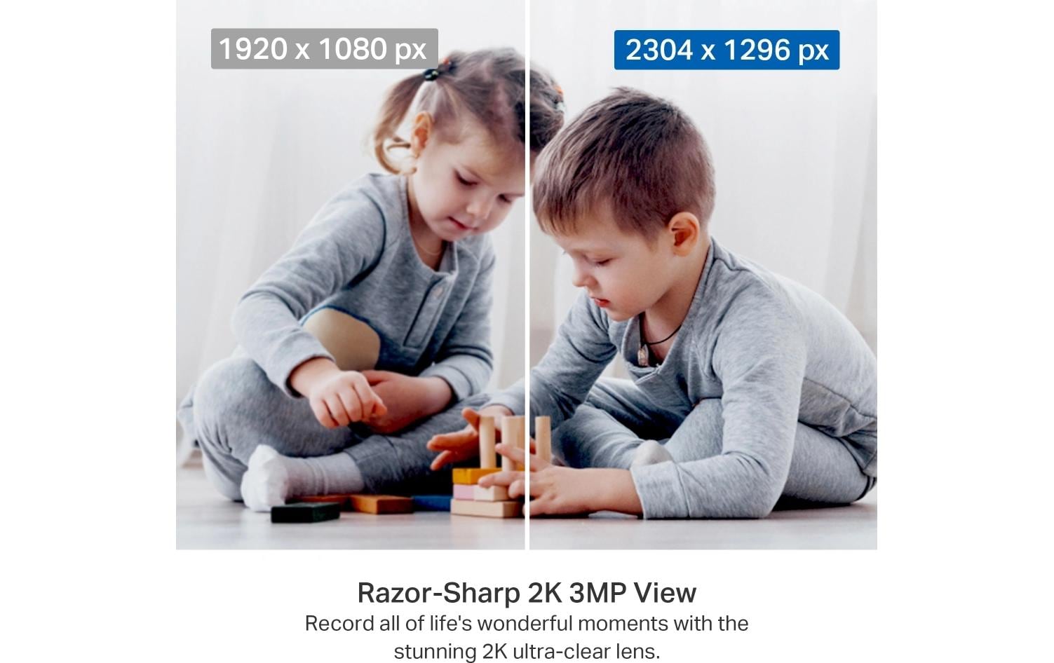 TP-Link Tapo C211 Sicherheitskamera – 3 MP, Reichweite 9 m, IP65, für Amazon Alexa