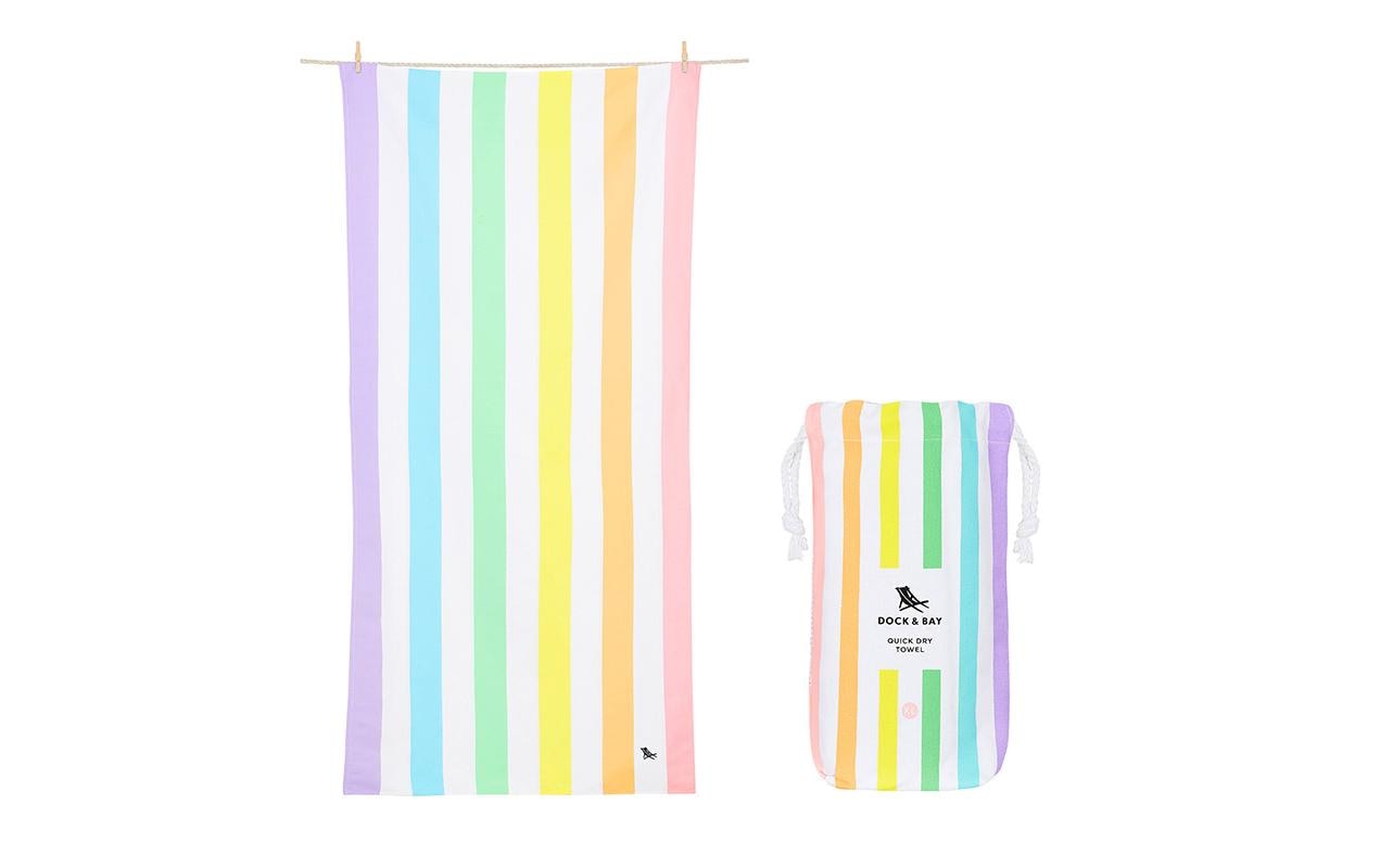Dock & Bay Strandtuch SUMMER Unicorn waves – 90 × 200 cm, Mehrfarbig, Polyester/Polyamid