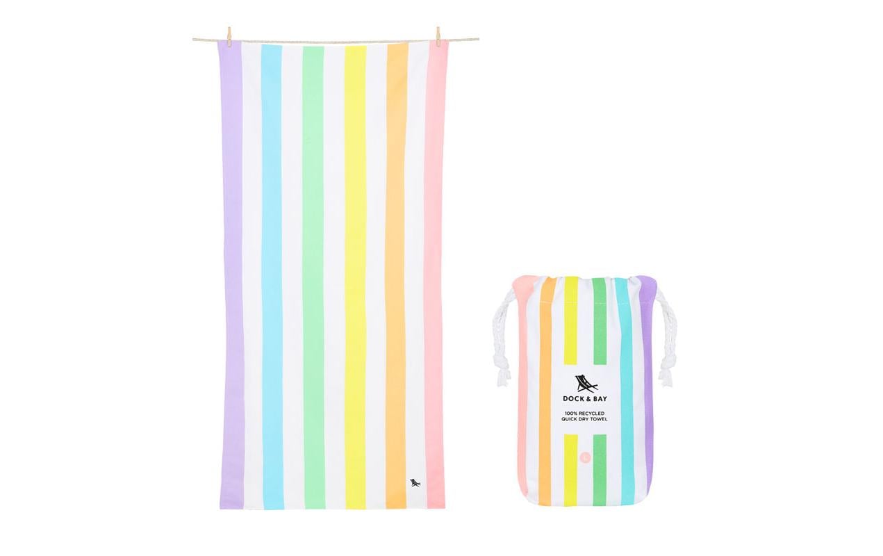 Dock & Bay Strandtuch SUMMER Unicorn Waves – 90 × 160 cm, Mehrfarbig, Polyester/Polyamid