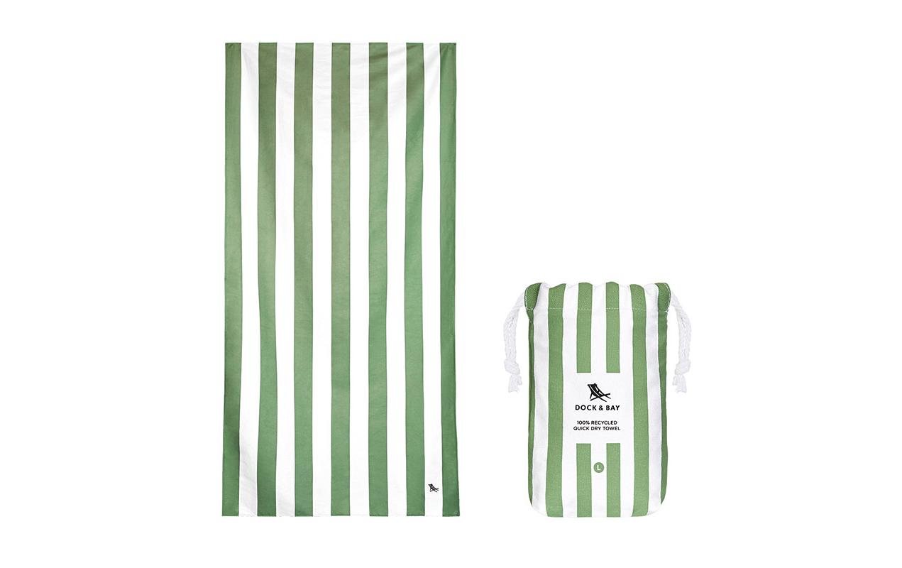 Dock & Bay Wohndecke – Polyester, Polyamid, Olive – 90 × 160 cm