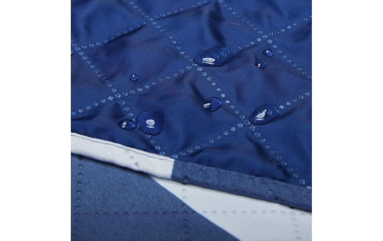 Dock & Bay Wohndecke – Polyester, Blau/Weiss (Muster) – 170 × 240 cm