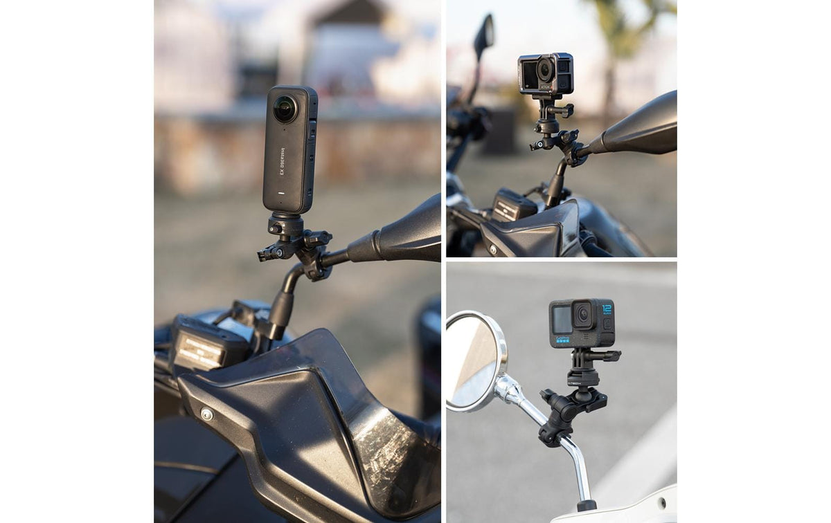 PGYTECH CapLock P-GM-170 Rückspiegelhalterung – 360° drehbar, Aluminium/Polyamid – Schwarz