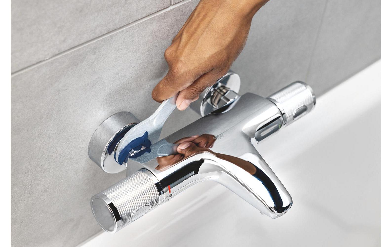 GROHE Badebatterie (Unterputz, Thermostat) Start – 1/2", Metall, Schwarz
