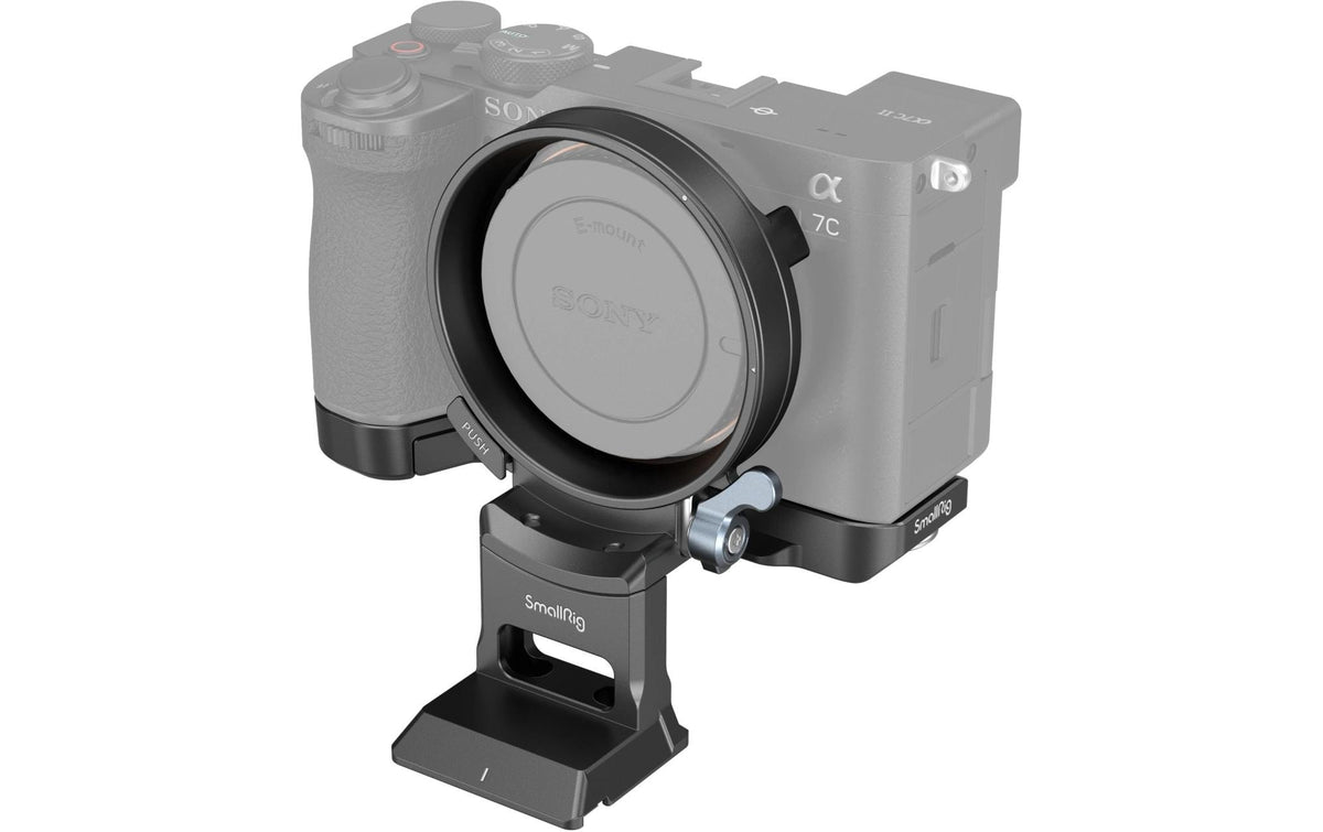 SmallRig 4570 Montageplatte – Aluminium/Edelstahl – für Sony Alpha 7C II, Alpha 7CR