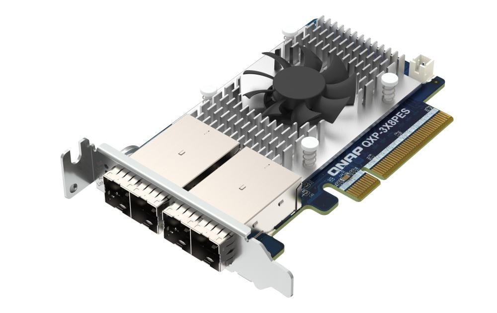 QNAP QXP-3X8PES PCIe Erweiterungskarte – 2× SFF-8644, PCIe Gen3 x8, 64 Gbit/s – für QNAP PCIe JBOD