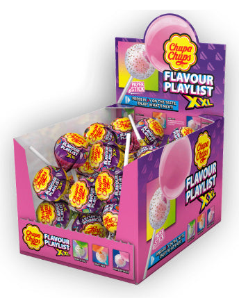 Chupa Chups Lutschbonbons – Frucht & Cola, mit Kaugummikern, 25 × 29 g (725 g)