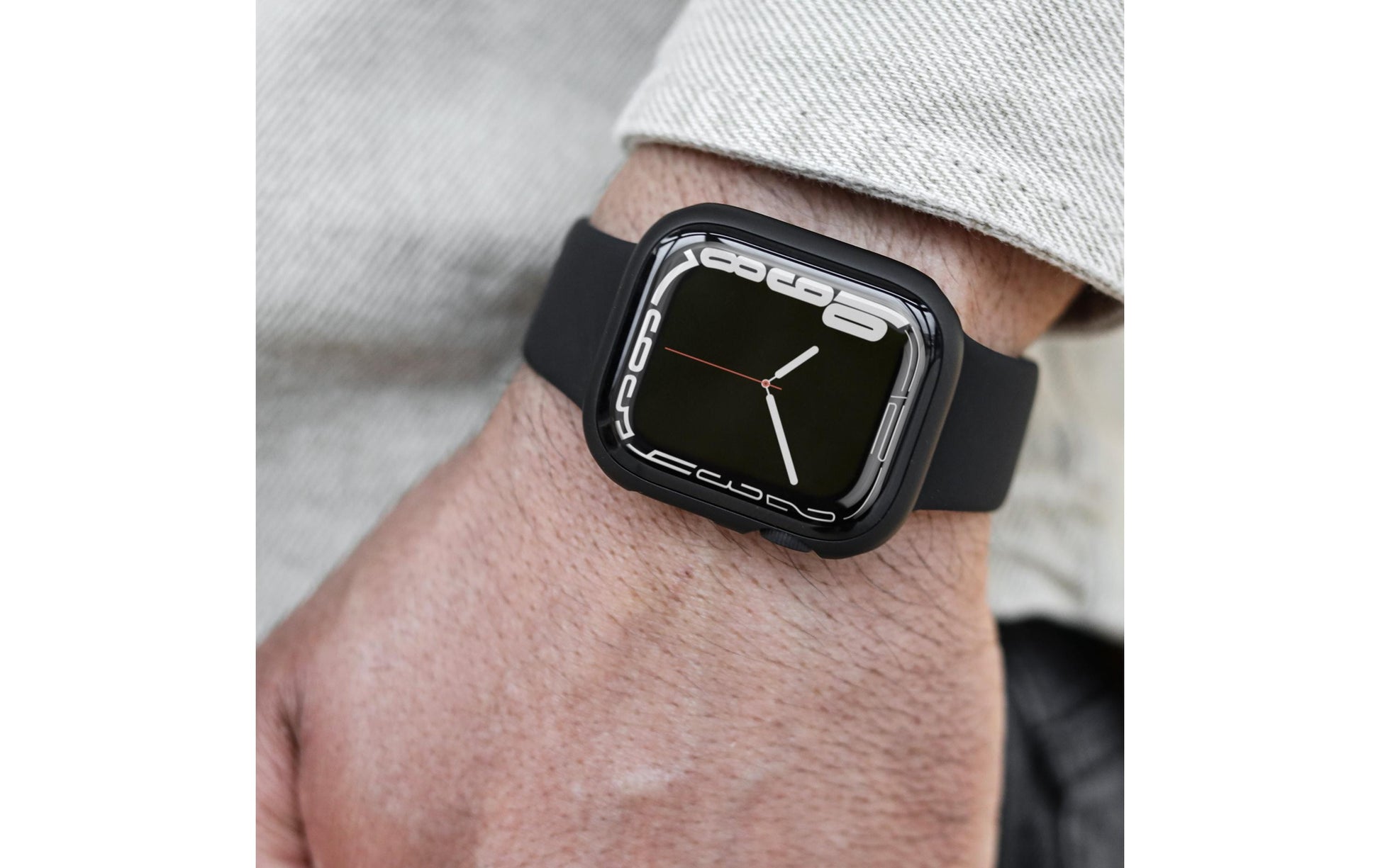 Vonmählen 40 mm – Silikon, Schwarz, für Apple Watch SE
