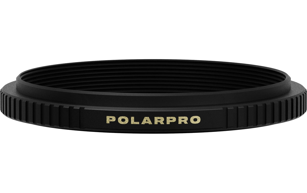 PolarPro Filteradapter 49 mm – Messing – für Fuji X100VI, X100V, X100 und andere – Schwarz