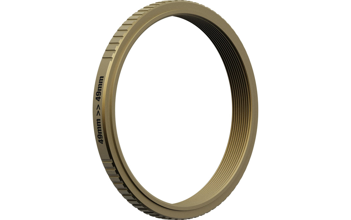PolarPro Filteradapter 49 mm – Messing – für Fuji X100VI, X100V, X100 und andere