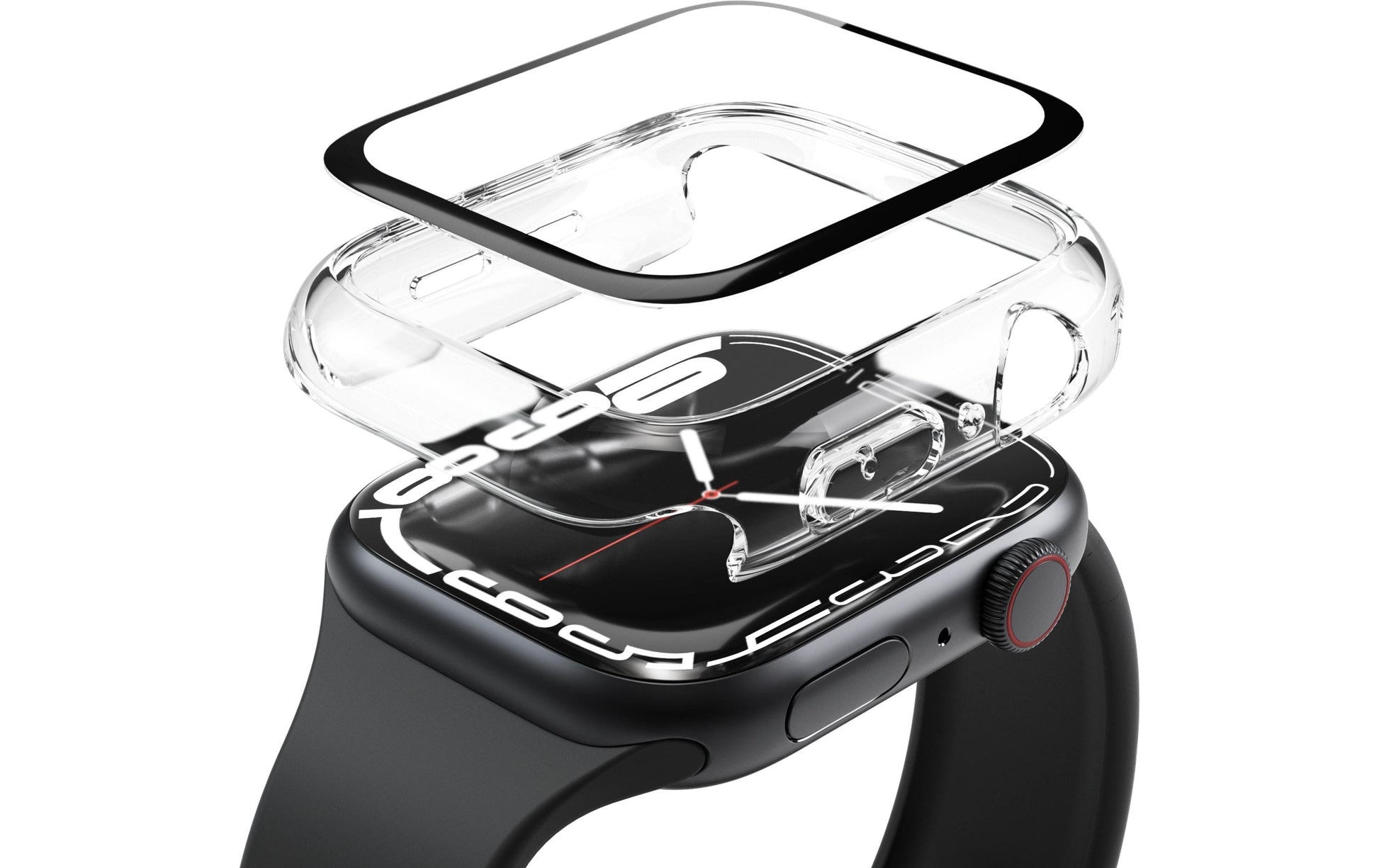 Vonmählen Silikon, Transparent, für Apple Watch Series 9 45 mm