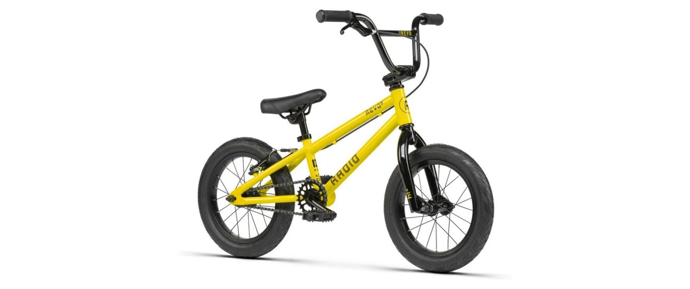 Radio REVO Fahrrad – Ø 14" – ab 2 Jahren – Stahl, gelb