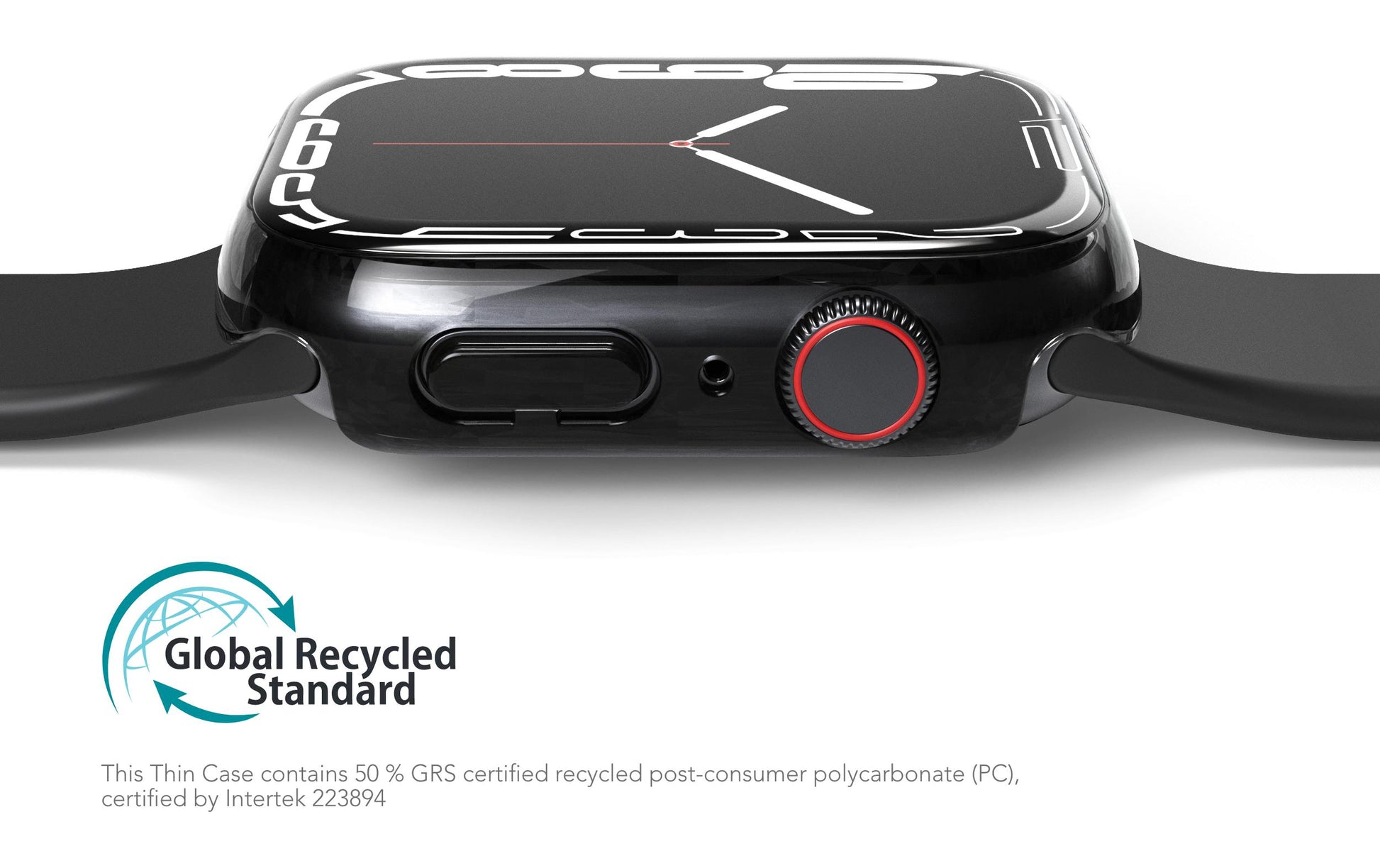 Vonmählen Silikon, Transparent, für Apple Watch Series 9 45 mm
