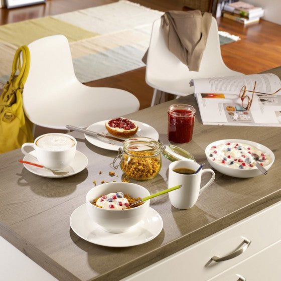 Villeroy & Boch Kaffeetasse – 2er Set, 370 ml, Porzellan, Weiss, spülmaschinenfest, mikrowellengeeignet
