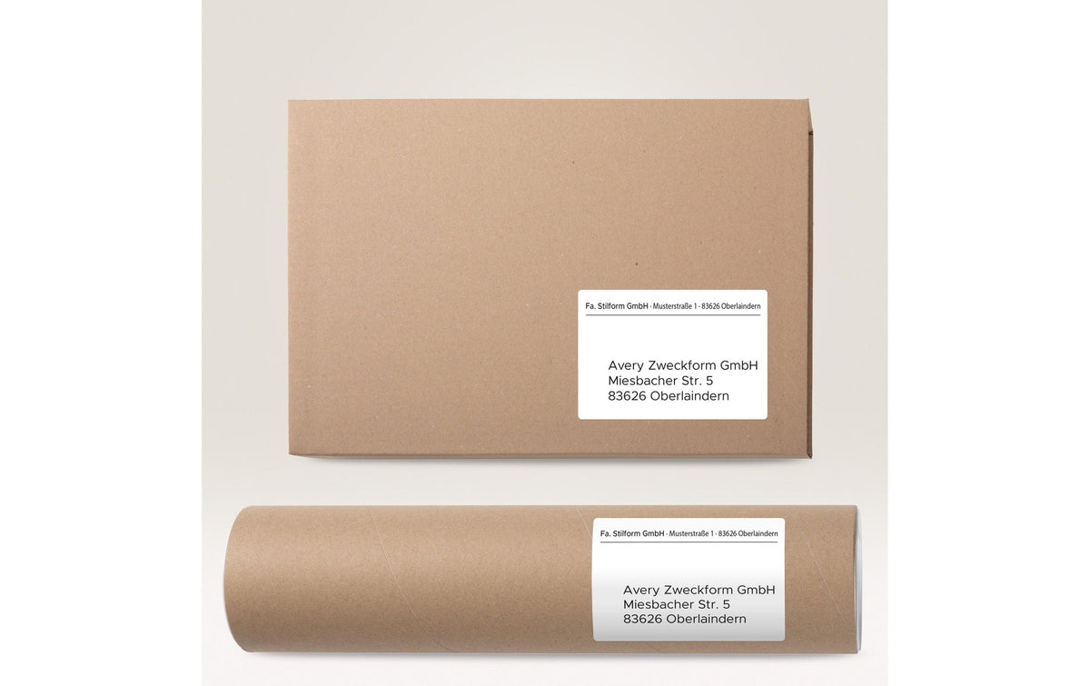 AVERY Zweckform – Versand-Etiketten, 143 mm × 200 mm, weiss, Papier, Permanent