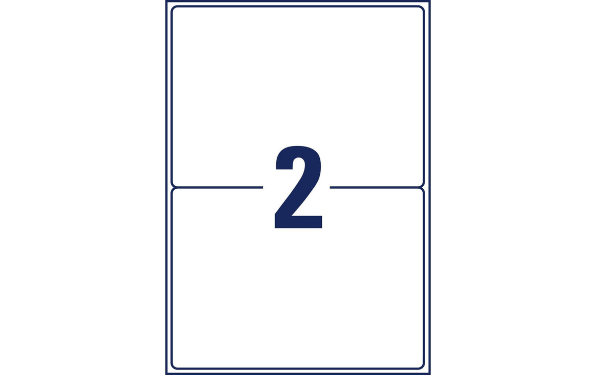 AVERY Zweckform – Versand-Etiketten, 143 mm × 200 mm, weiss, Papier, Permanent