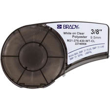 Brady Schriftband – schwarz auf weiss – für Brady BMP21/M210/M211