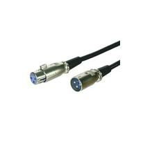Microconnect XLR-Audiokabel XLR (Stecker) auf XLR (Buchse) – 12 m, 3-polig