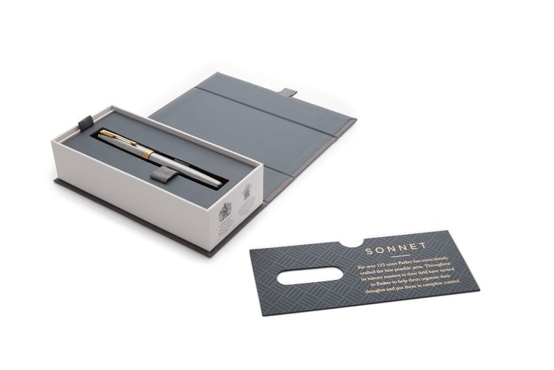 Parker Sonnet 1931506 – Tintenroller, Schwarz, 1er Geschenkbox