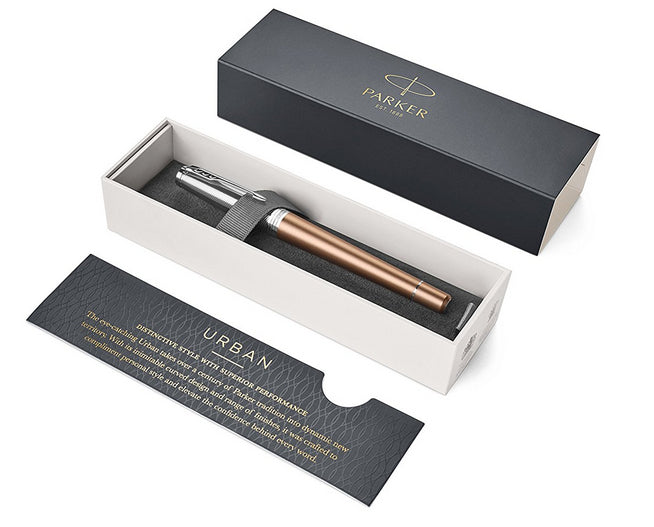 Parker Urban Premium – Federspitze M – orangebraun, blau