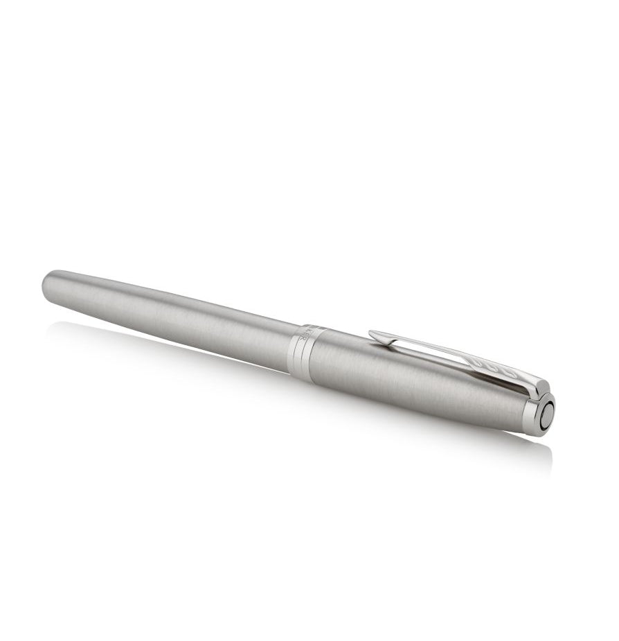 Parker Sonnet Palladium – Federspitze M – für Rechts- & Linkshänder – Silber, Blau – Patronen