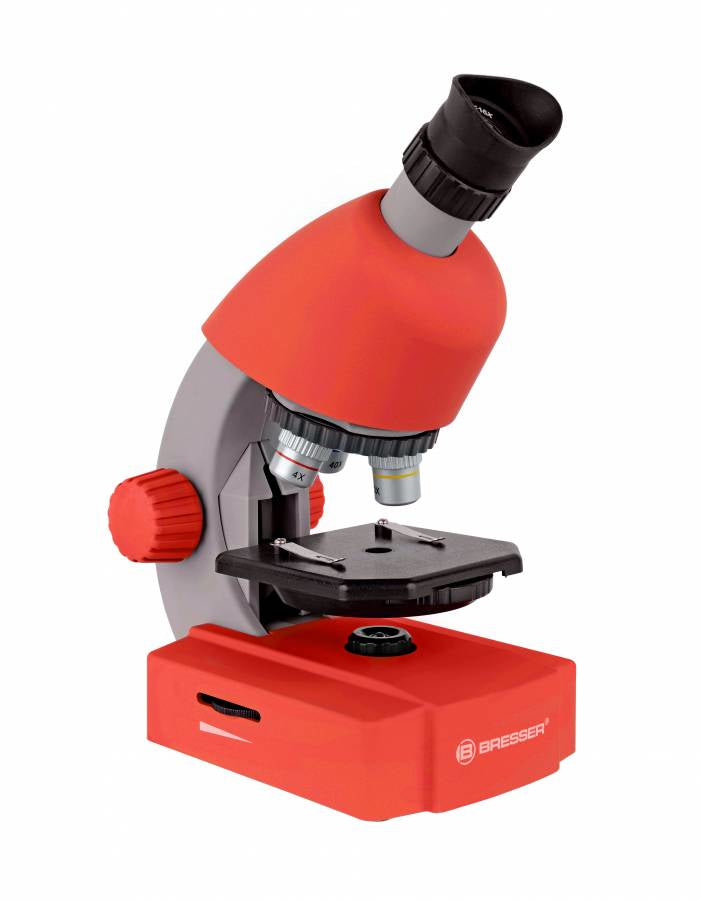 Bresser Optics Bresser Junior – Mikroskop-Bausatz, 40–640×, LED-Beleuchtung, ab 6 Jahren