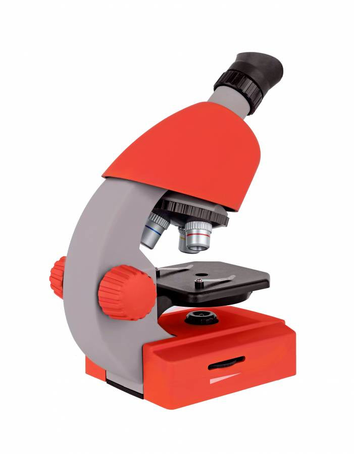 Bresser Optics Bresser Junior – Mikroskop-Bausatz, 40–640×, LED-Beleuchtung, ab 6 Jahren