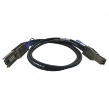QNAP CAB-SAS20M-8644-8088 Kabel SFF-8644 zu SFF-8088 – 2 m, Schwarz/Metallisch