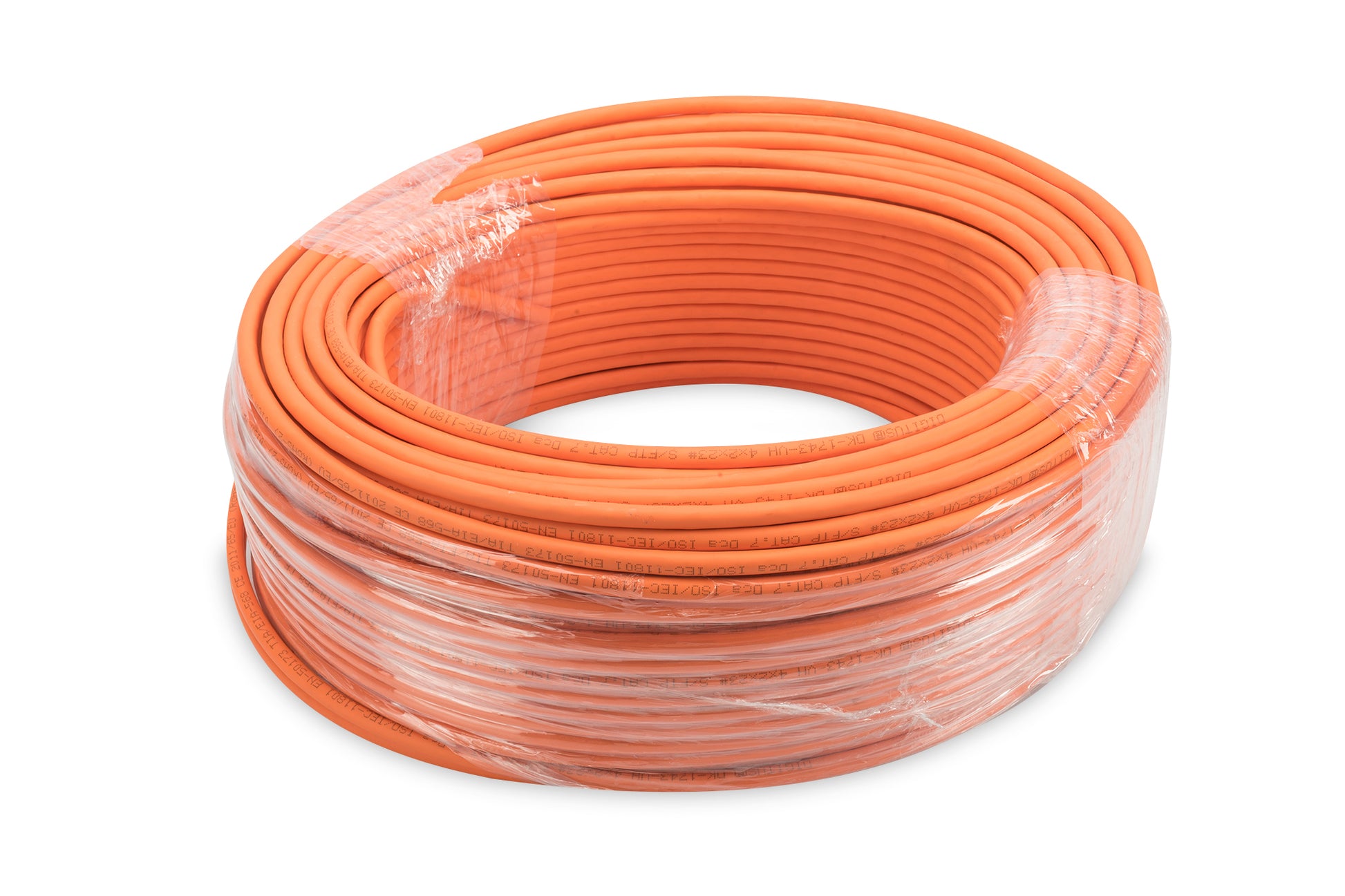 Digitus Cat7 S/FTP Verlegekabel – 100 m, LSZH, AWG 23/1, 10 Gbit/s, 1'200 MHz, Orange