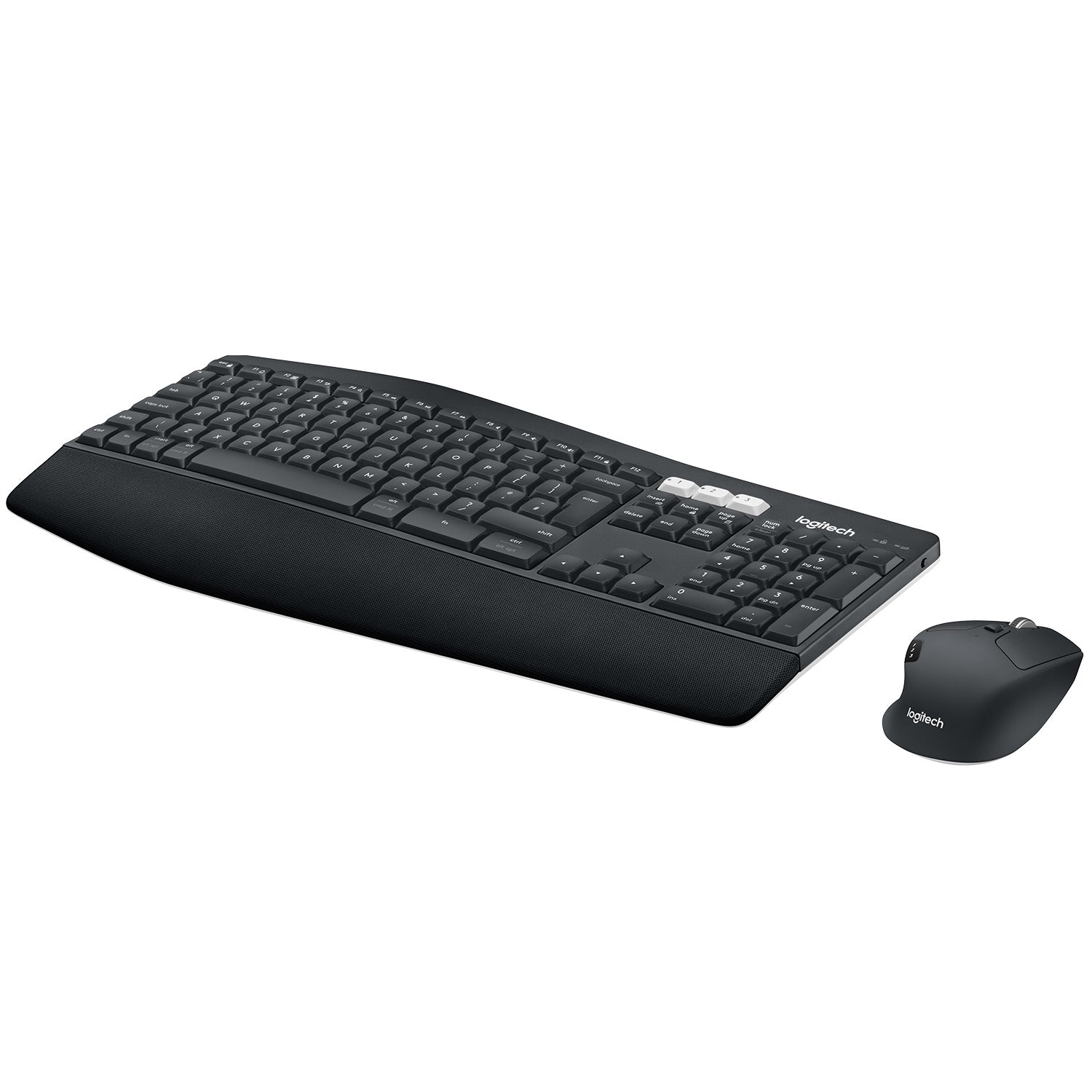 Logitech MK850 – Tastatur- und Maus-Set – Bluetooth & 2,4 GHz (Unifying-Empfänger) – QWERTZ (DE) – Schwarz