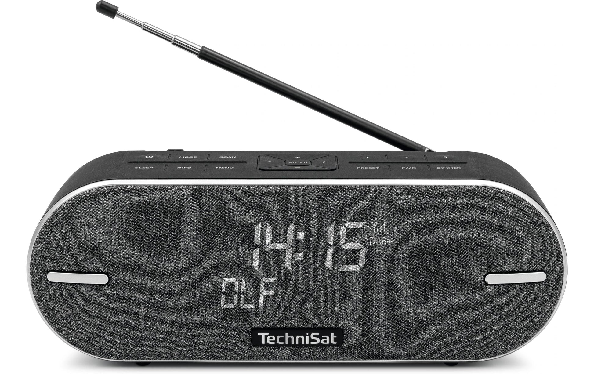 TechniSat DigitRadio BT 2 – DAB-/Internetradio – Portabel – DAB+, UKW, Bluetooth, 20 h, IPX5 – Schwarz