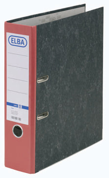Elba Smart Original Ringbuch – 2-Ring – für A4 – Rückenbreite 8 cm – Rot