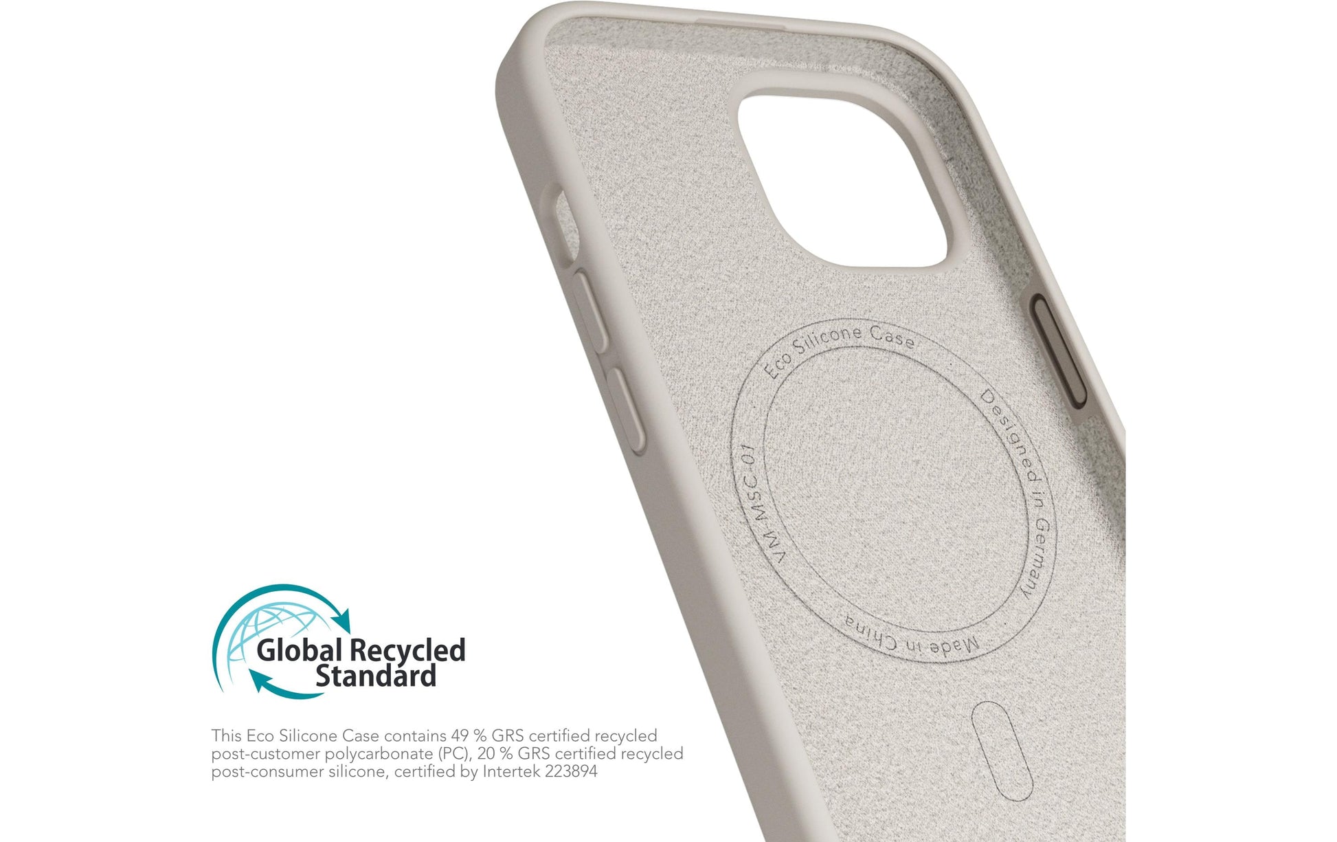 Vonmählen Backcover – für Apple iPhone 15 – MagSafe, Silikon, Creme