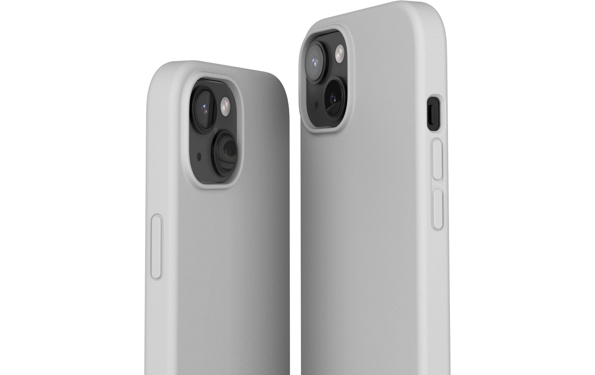 Vonmählen Eco Silikon Rückcover – für Apple iPhone 15, MagSafe, Silikon, Hellgrau