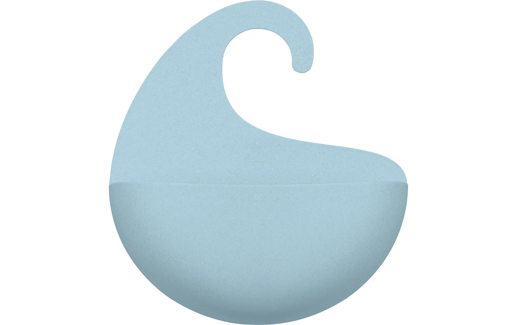 koziol Aufbewahrungsbox (Bad) SURF XL – Kunststoff (recycelt), 27×8,1×31,5 cm, Blau