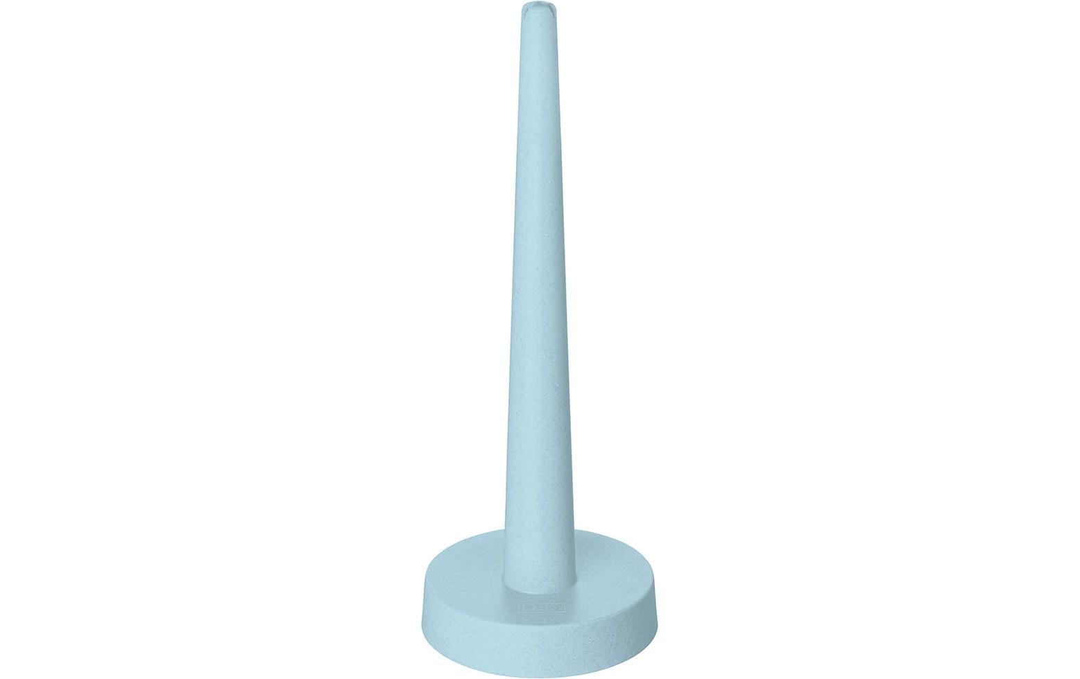Koziol – Toilettenpapierhalter – Thermoplast, hellblau, wandmontiert, für 3 Rollen, 12,9 × 12,9 × 34,8 cm