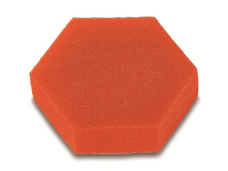 Laufer Läufer – Schreibhilfe Ersatzschwamm – Ø 70 mm – 10 Stück, Orange