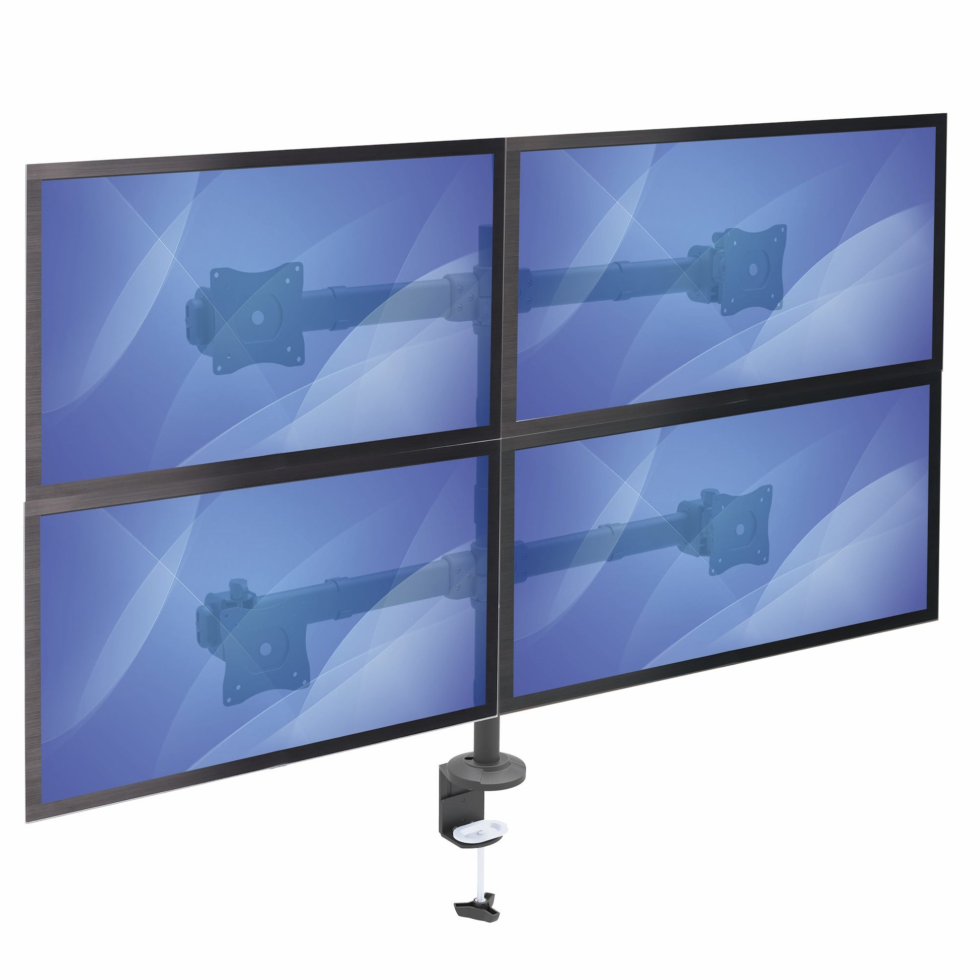 StarTech.com Monitorarm Tischhalterung – 4 Monitore – 13–27" – VESA 75×75/100×100 mm