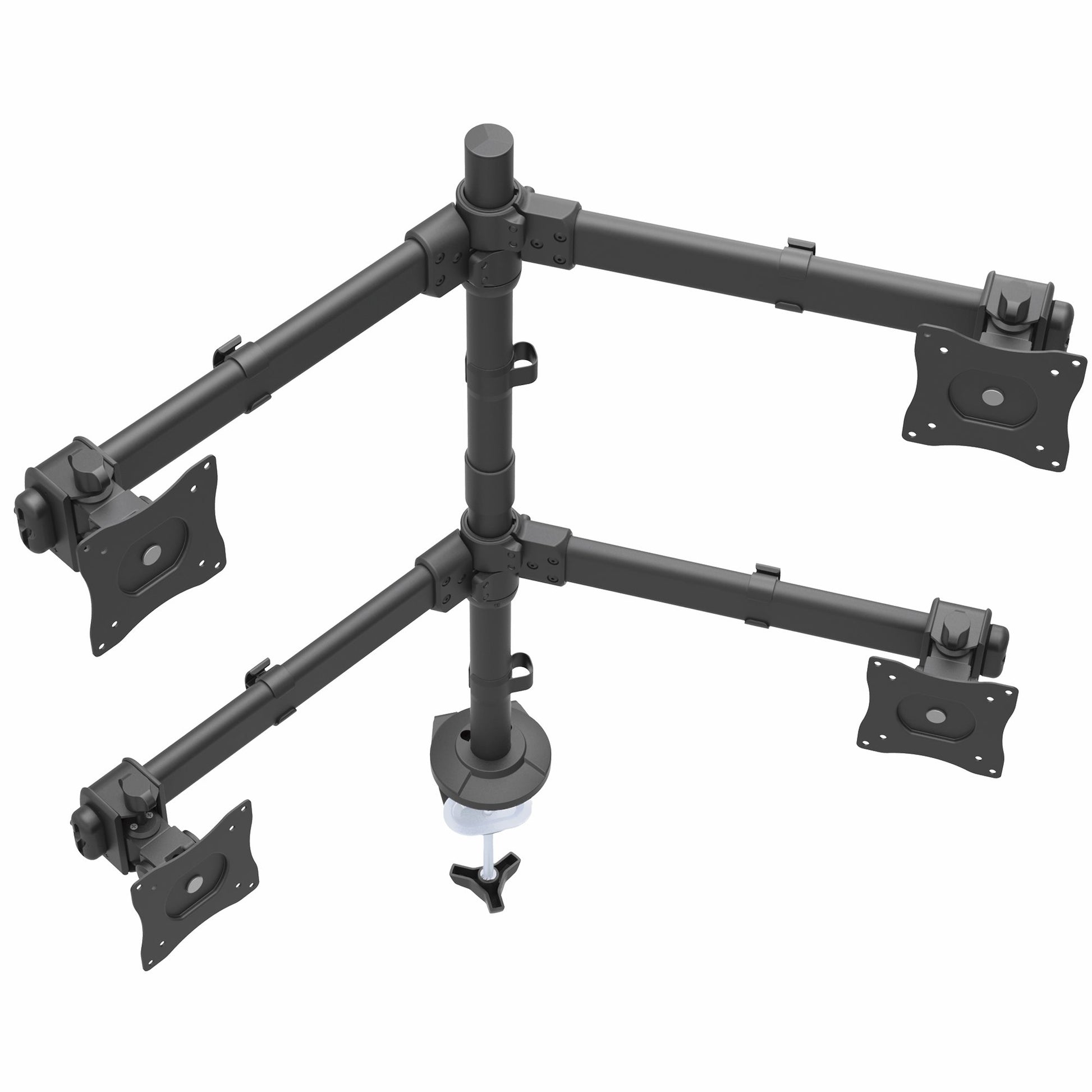 StarTech.com Monitorarm Tischhalterung – 4 Monitore – 13–27" – VESA 75×75/100×100 mm