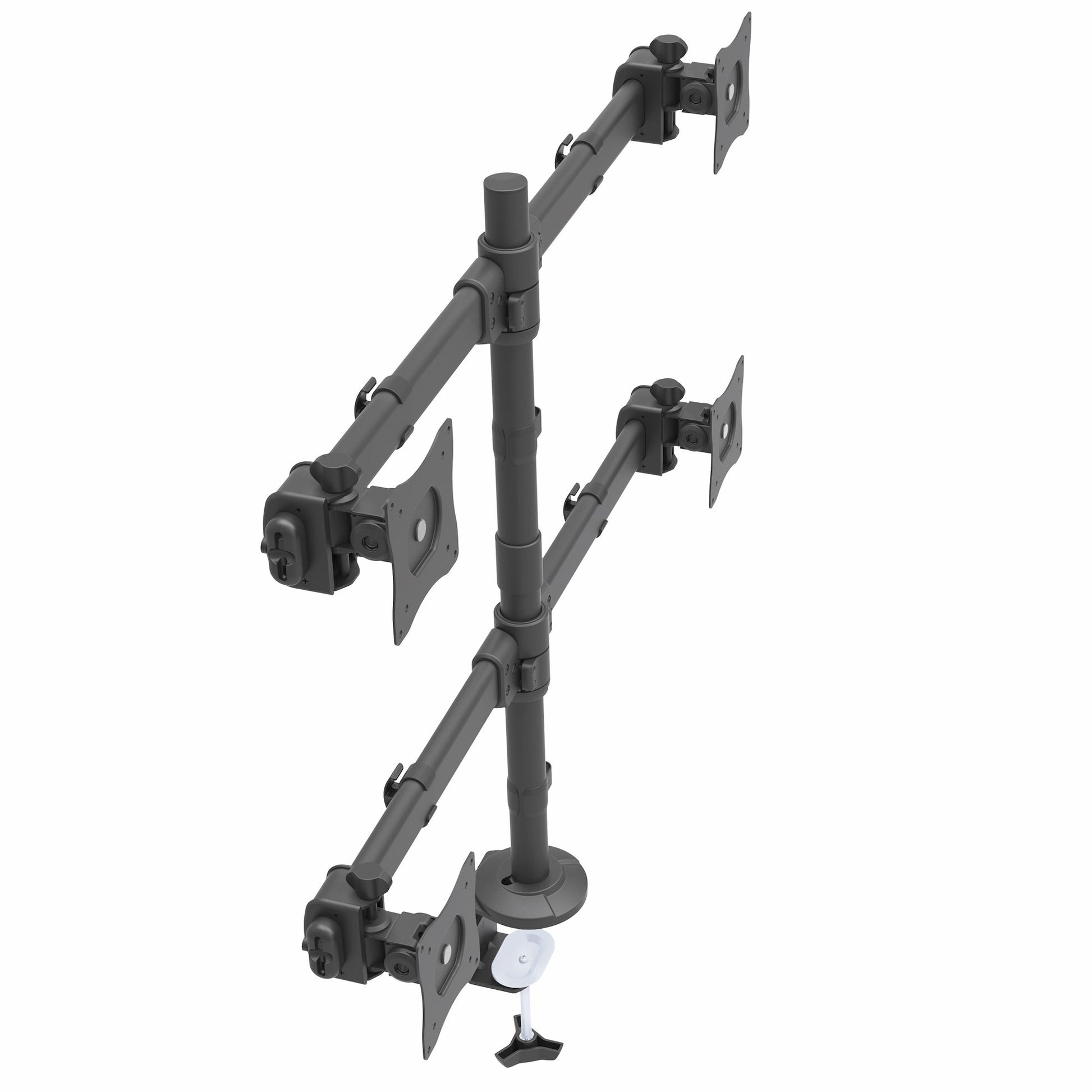 StarTech.com Monitorarm Tischhalterung – 4 Monitore – 13–27" – VESA 75×75/100×100 mm