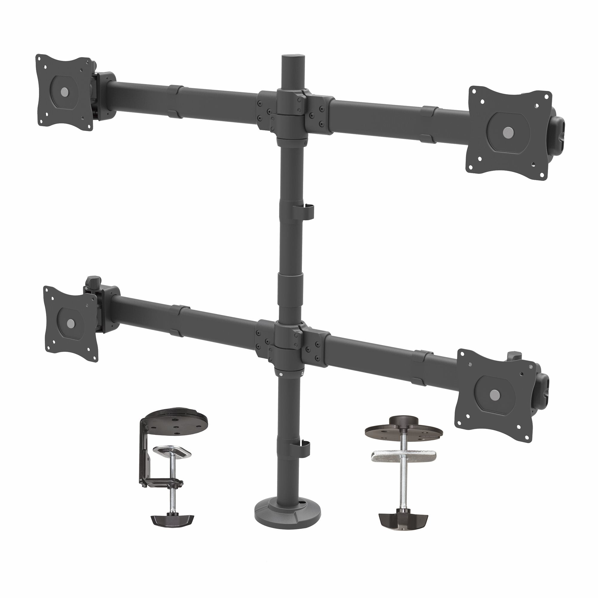StarTech.com Monitorarm Tischhalterung – 4 Monitore – 13–27" – VESA 75×75/100×100 mm