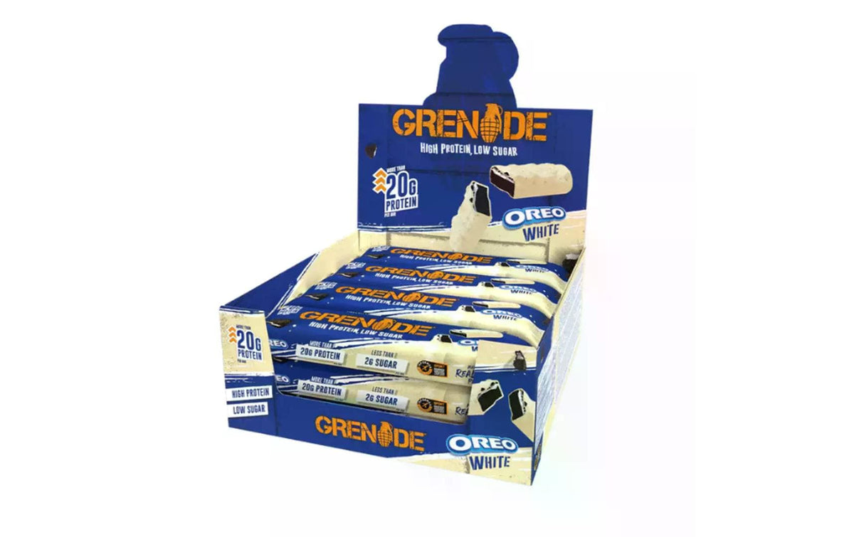 Grenade Bar Protein-Riegel – Oreo, weisse Schokolade – 12 × 60 g