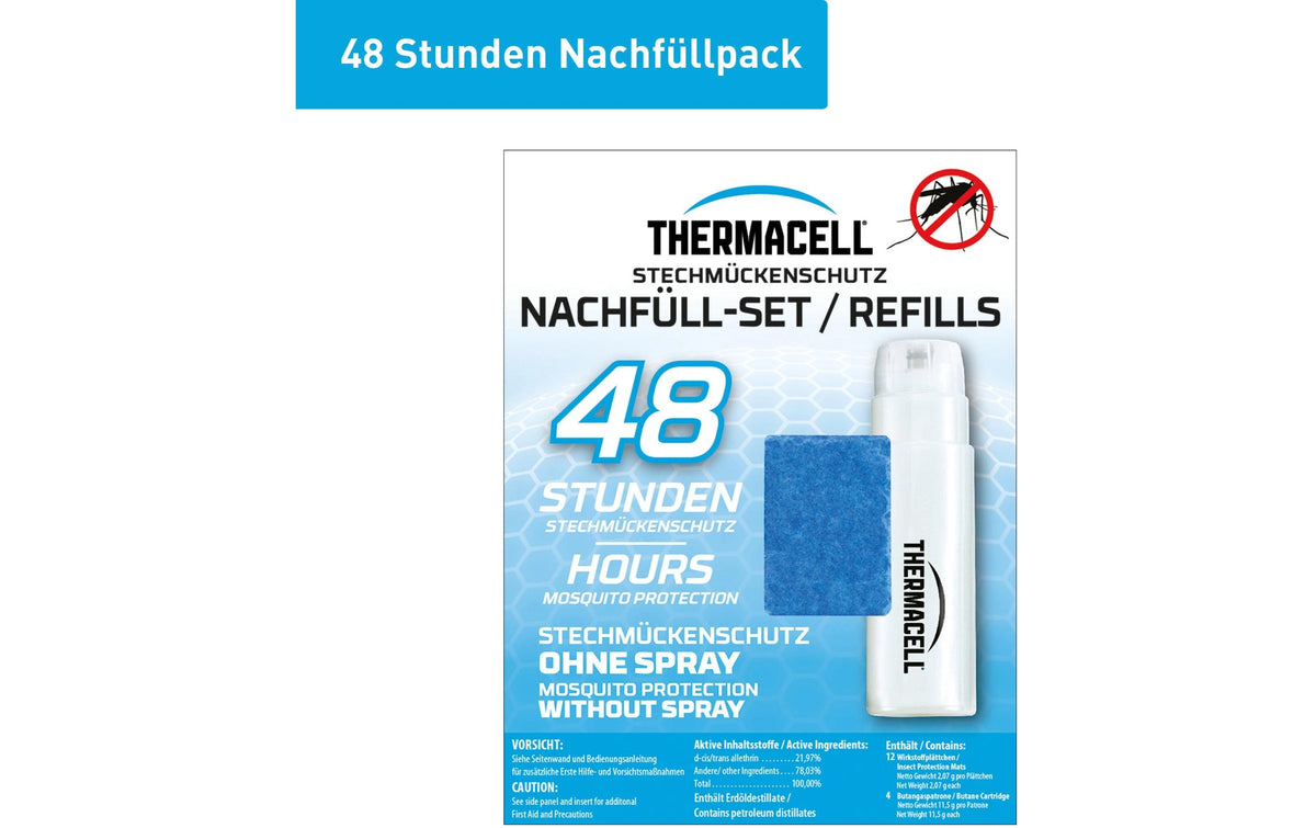 ThermaCELL Insektenfalle 48h R4 – 12 Stk. – für gasbetriebene Thermacell-Geräte