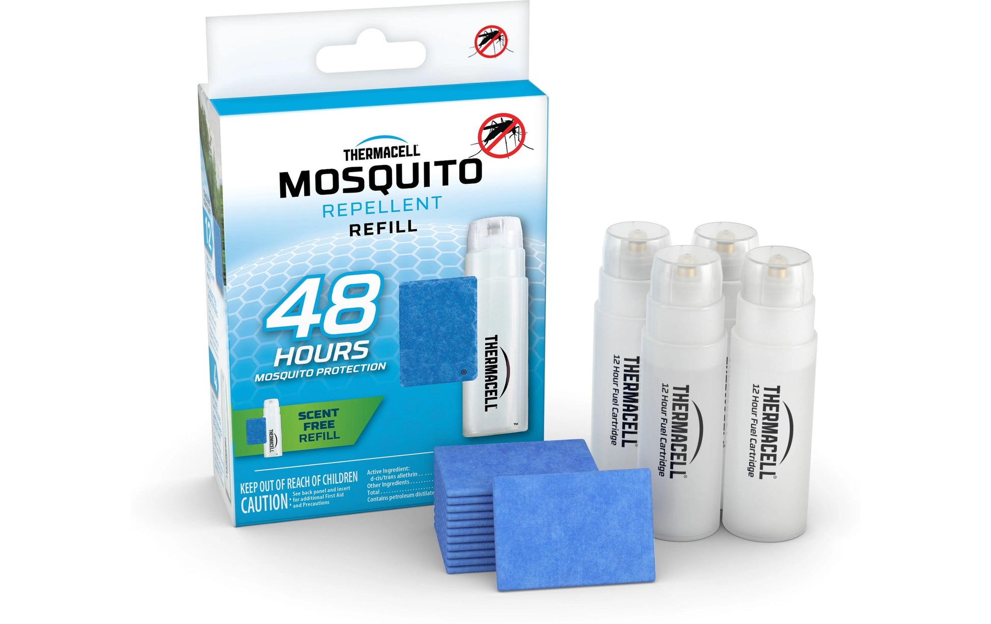 ThermaCELL Insektenfalle 48h R4 – 12 Stk. – für gasbetriebene Thermacell-Geräte