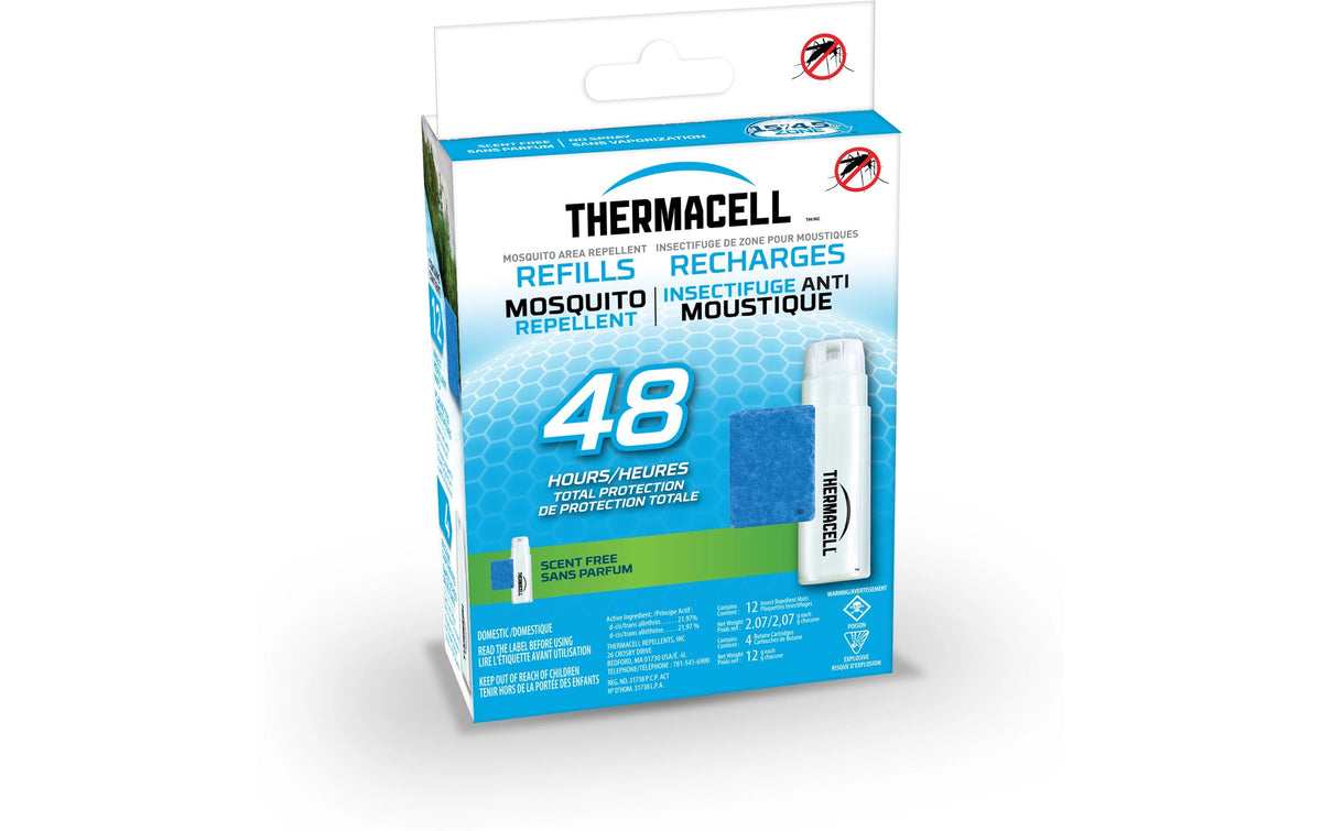 ThermaCELL Insektenfalle 48h R4 – 12 Stk. – für gasbetriebene Thermacell-Geräte