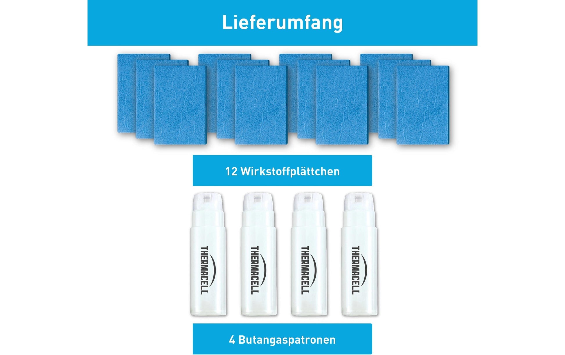ThermaCELL Insektenfalle 48h R4 – 12 Stk. – für gasbetriebene Thermacell-Geräte