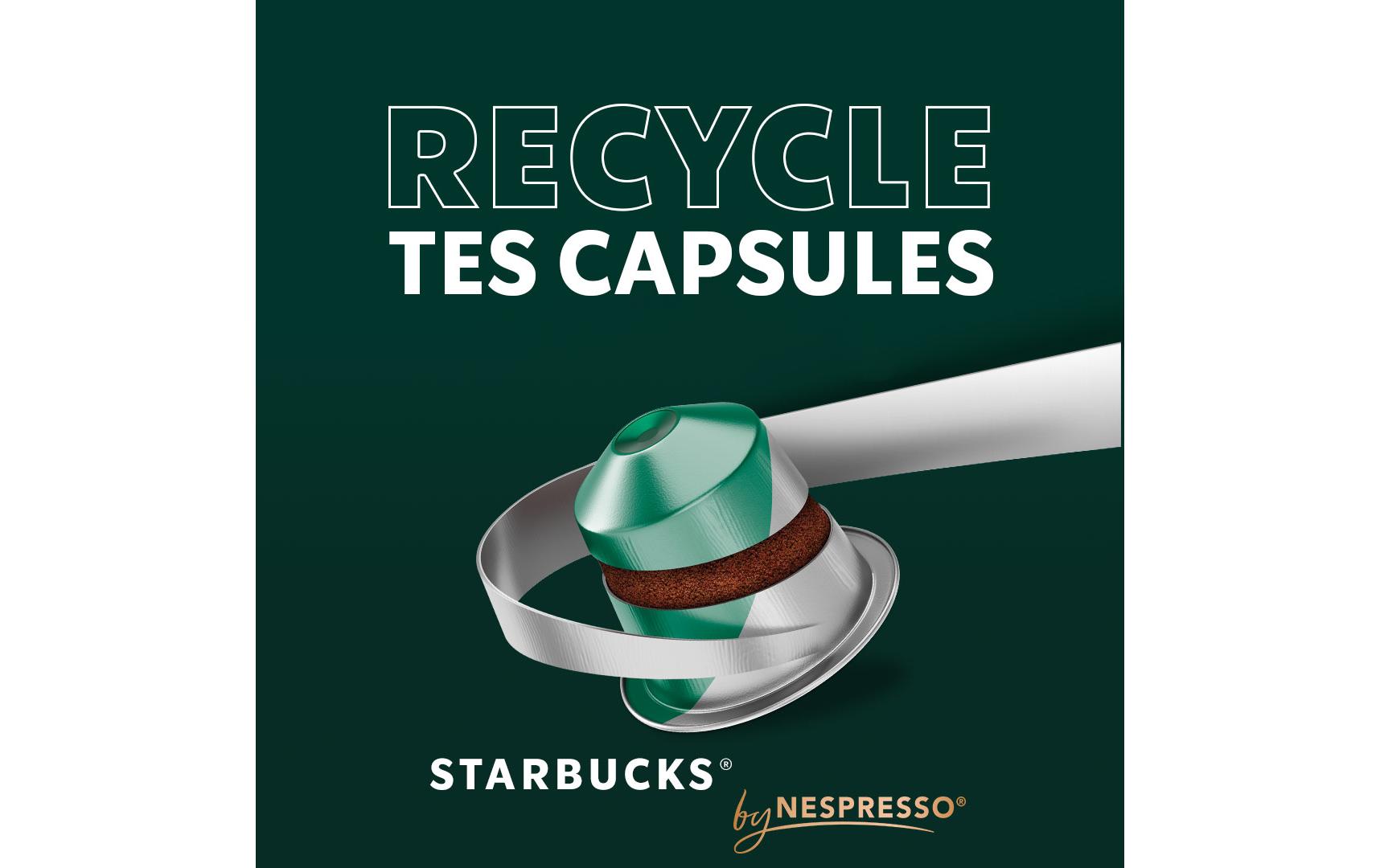 Starbucks Creamy Vanilla – Kapseln für Nespresso – Lungo, Vanille, 10 Kapseln