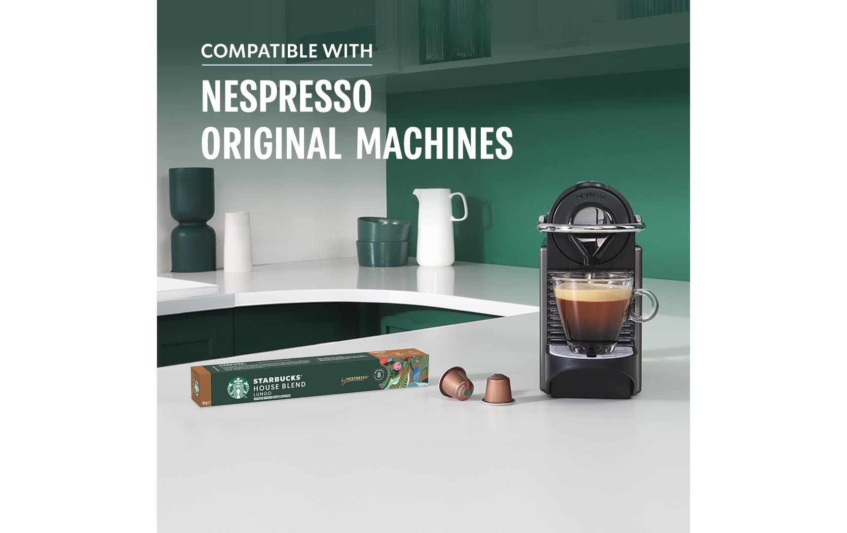 Starbucks House Blend – Kapseln für Nespresso – Espresso, Mittel, 36 Kapseln