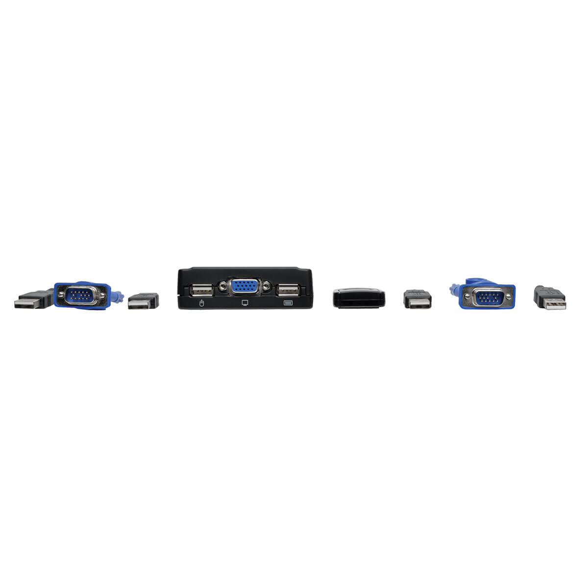 Tripp Lite B032-VU2 – 2-Port VGA KVM-Switch, USB 2.0, Audio – 2048 × 1536