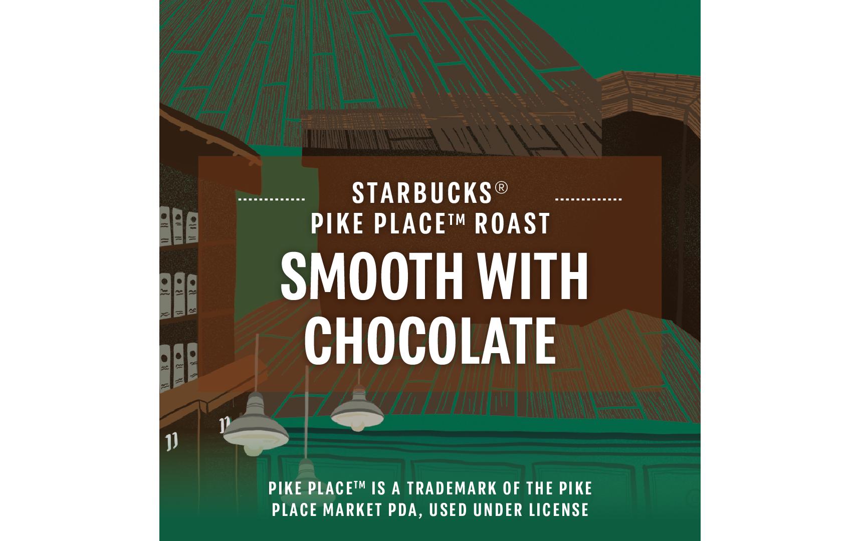 Starbucks Pike Place Roast – Kapseln für Nespresso – Lungo, mittel, 10 Kapseln