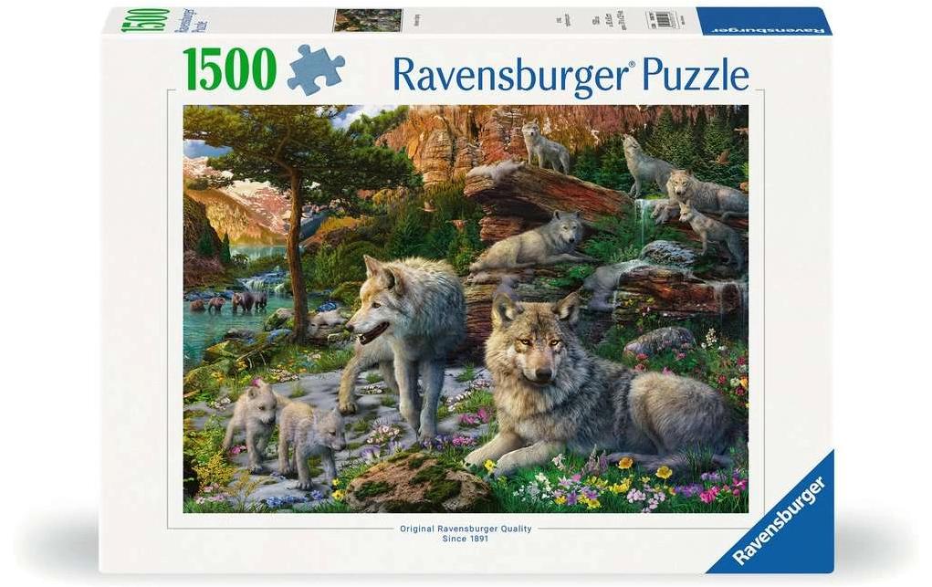 Ravensburger Puzzle Wolfsrudel – 1000 Teile – 70 × 50 cm – ab 14 Jahren